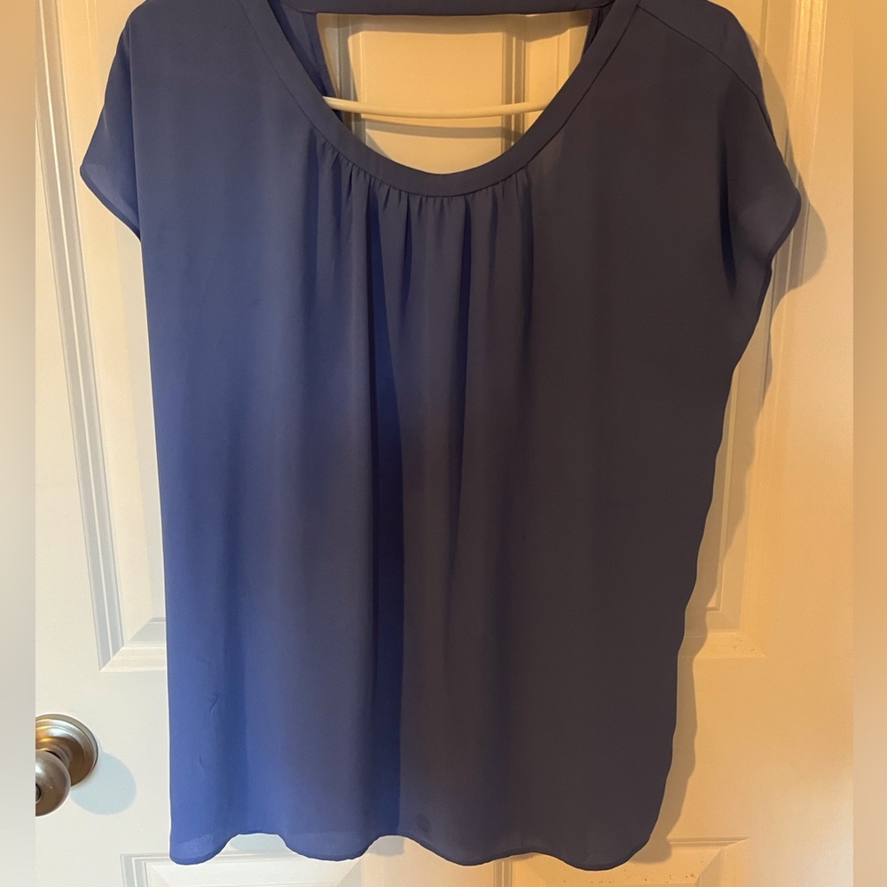 Loft Open Back Blouse